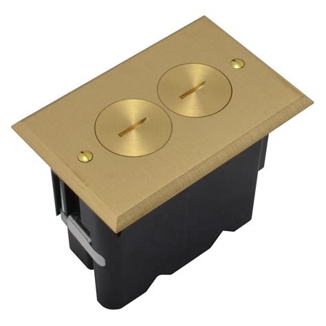 electrical floor box assembly|residential floor outlet box.